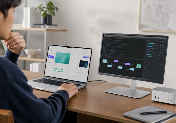 A Mac running three distinct local AI workflows for Nativ, Ollama and LM Studio