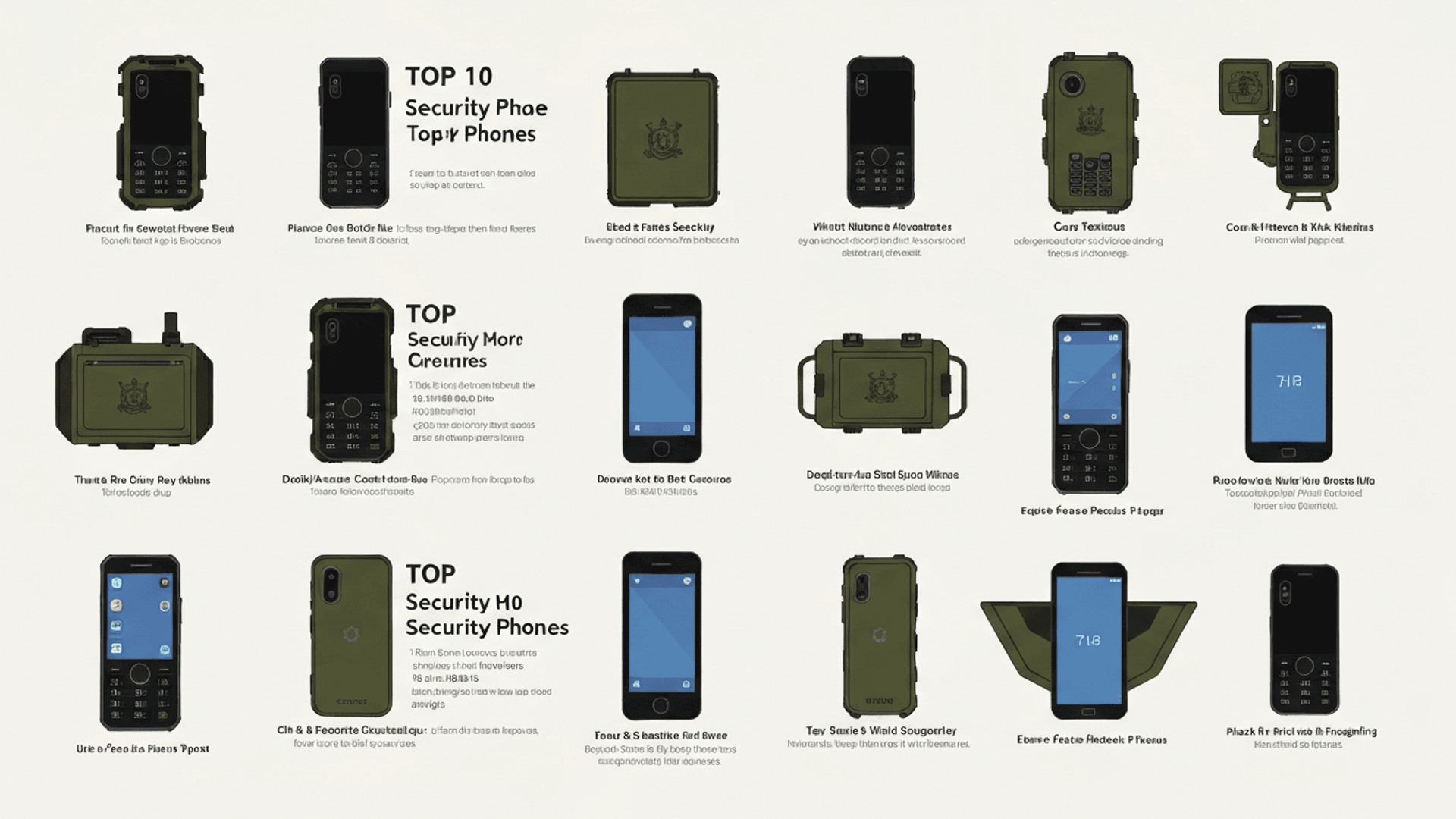Top 10 security phones for military use
