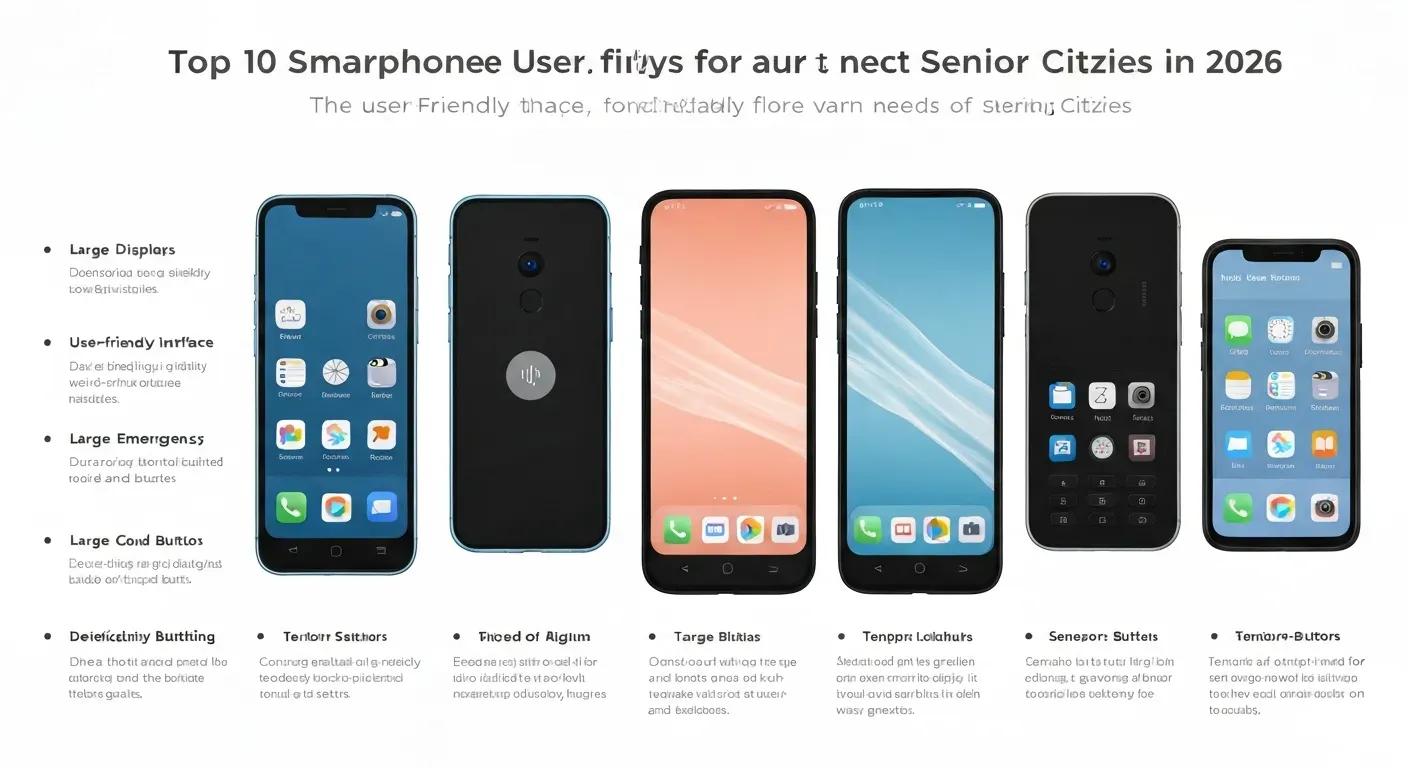 Top 10 Smartphones for Seniors 2026: Easy & Safe