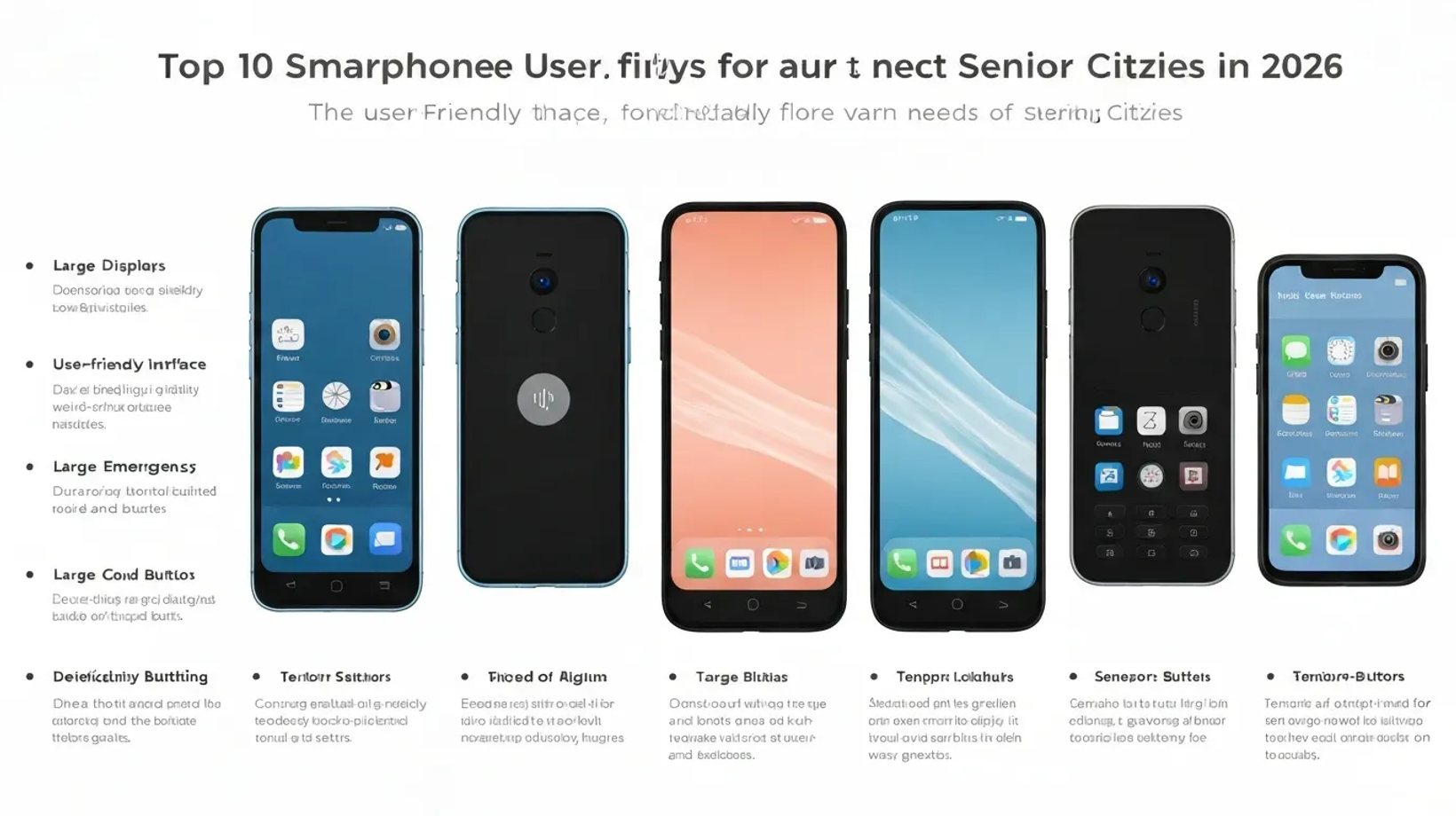 Top 10 Smartphones for Seniors 2026: Easy & Safe