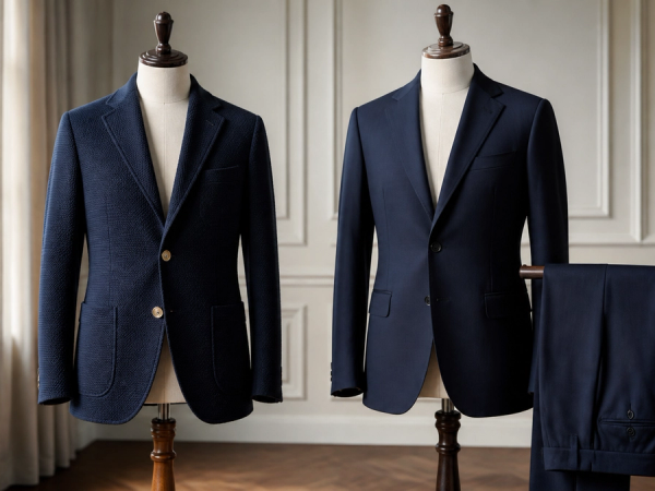Blazer vs Suit Jacket shown in a practical side-by-side comparison