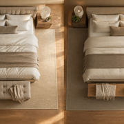 King vs California King Bed shown as a practical comparison
