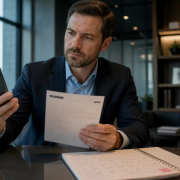 Executive weighing a current smartphone purchase against waiting for an unconfirmed future flagship