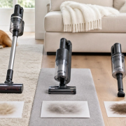 Cordless vacuums compared on carpet, upholstery and hard-floor pet hair