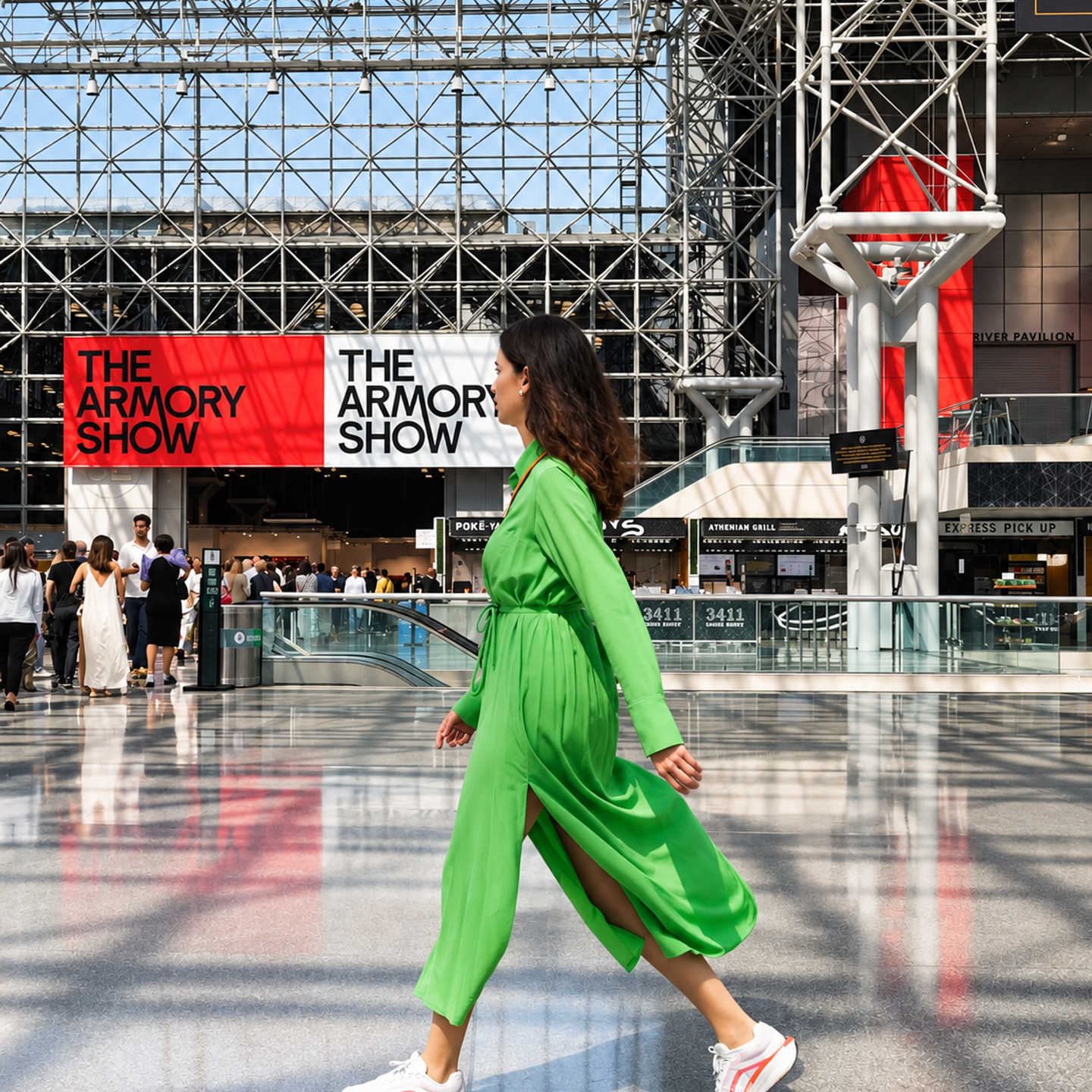 The Armory Show exhibition with the event wordmark