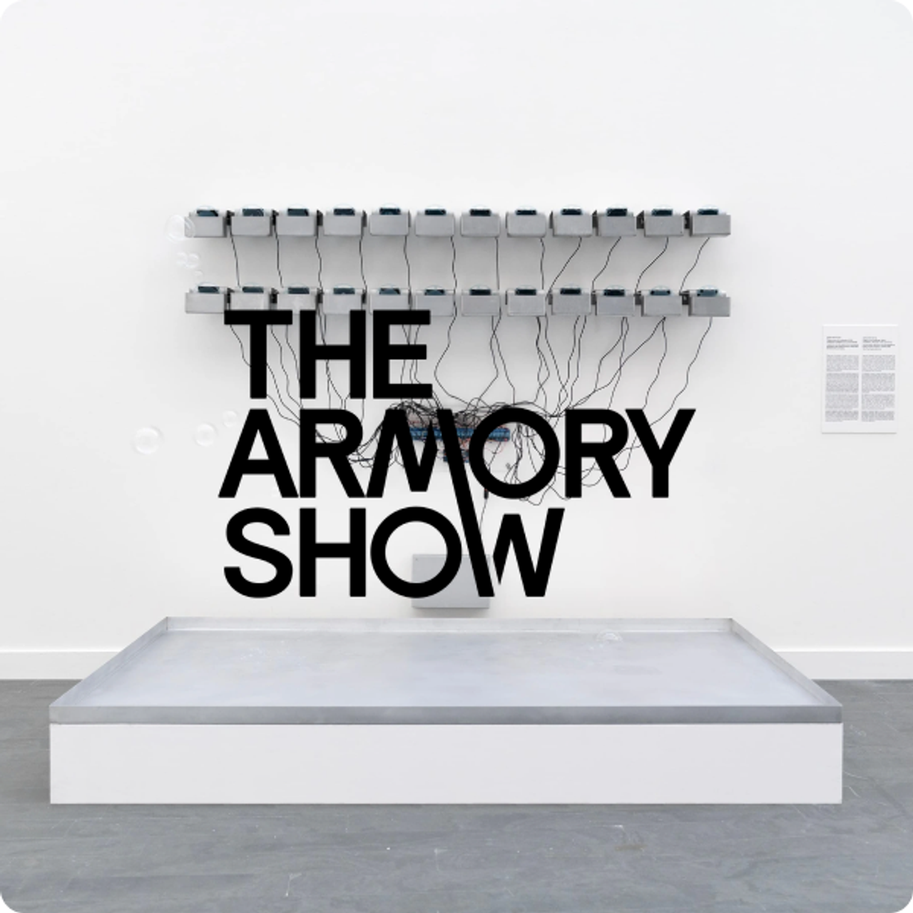 The Armory Show exhibition with the event wordmark