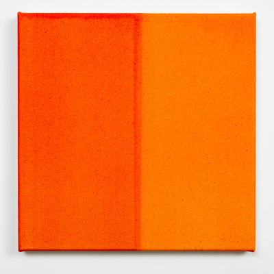 Orange abstract painting