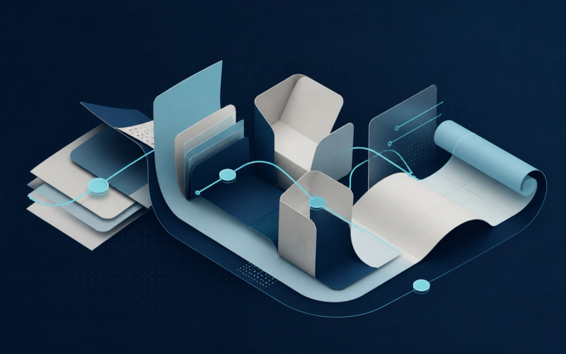 Progetti e produzione del packaging in un unico flusso