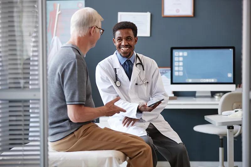 Doctor and patient