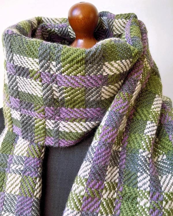 Purple scarf 1
