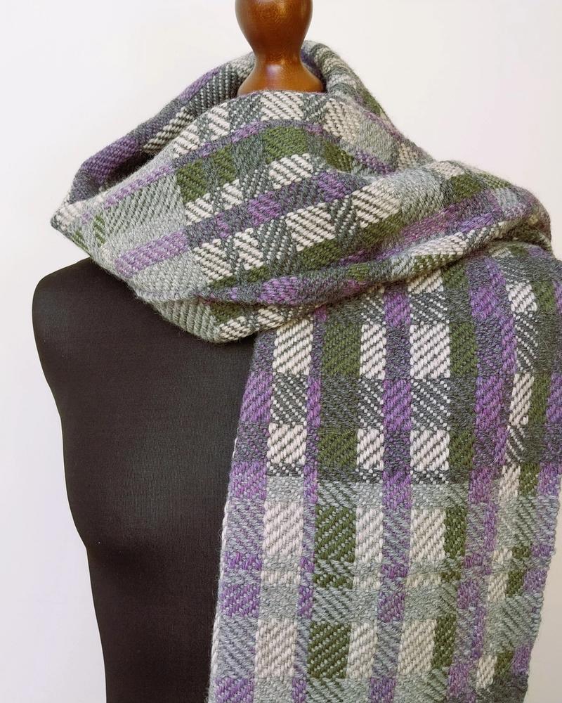 Purple scarf 3