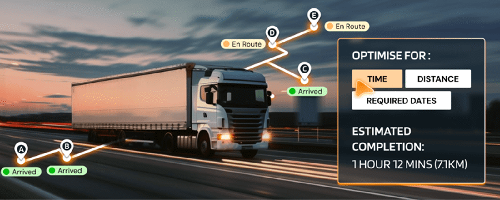 Integrated Map Visualisation & Route Automation for Transport Planning