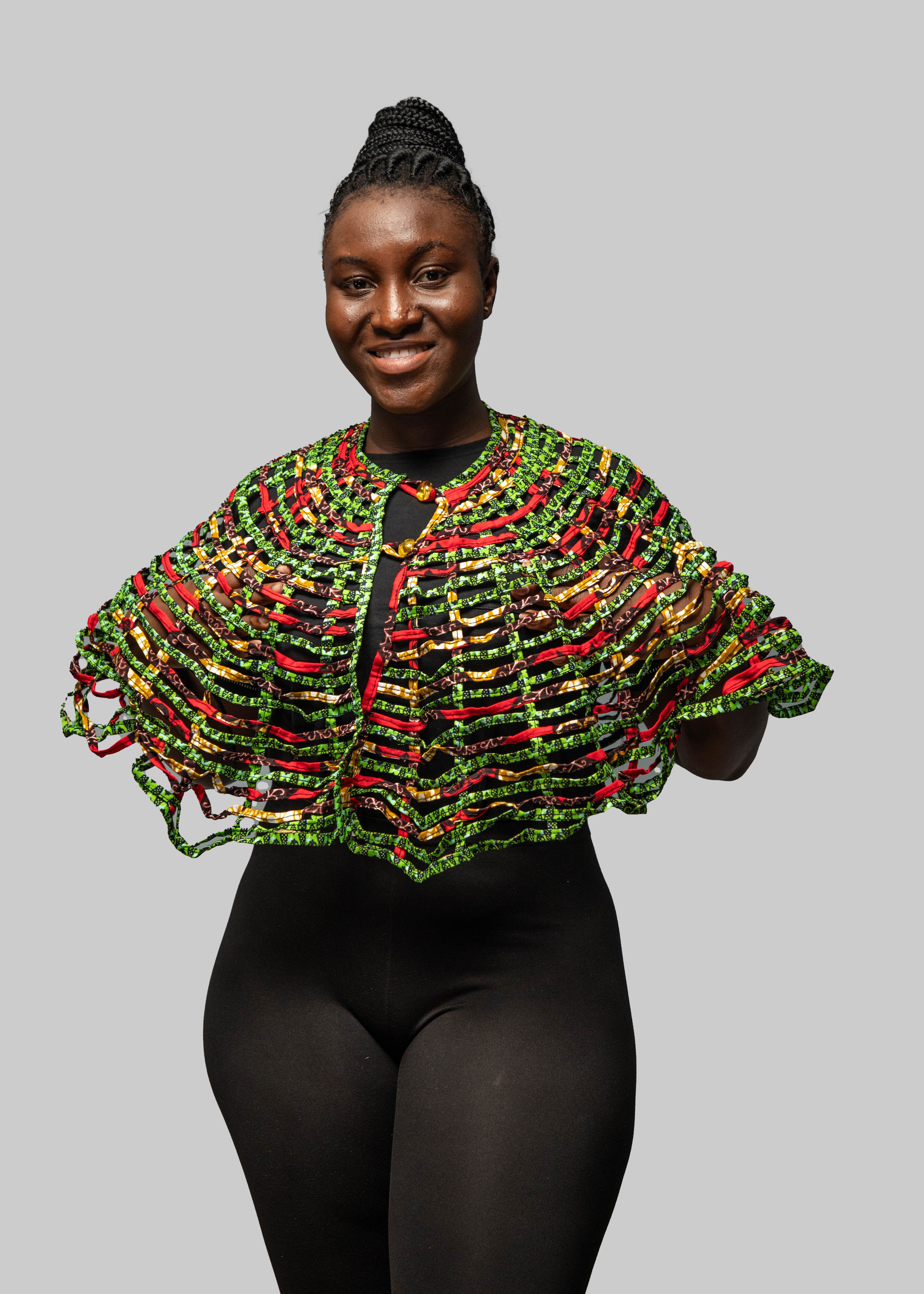 Short Green-Orange Cape