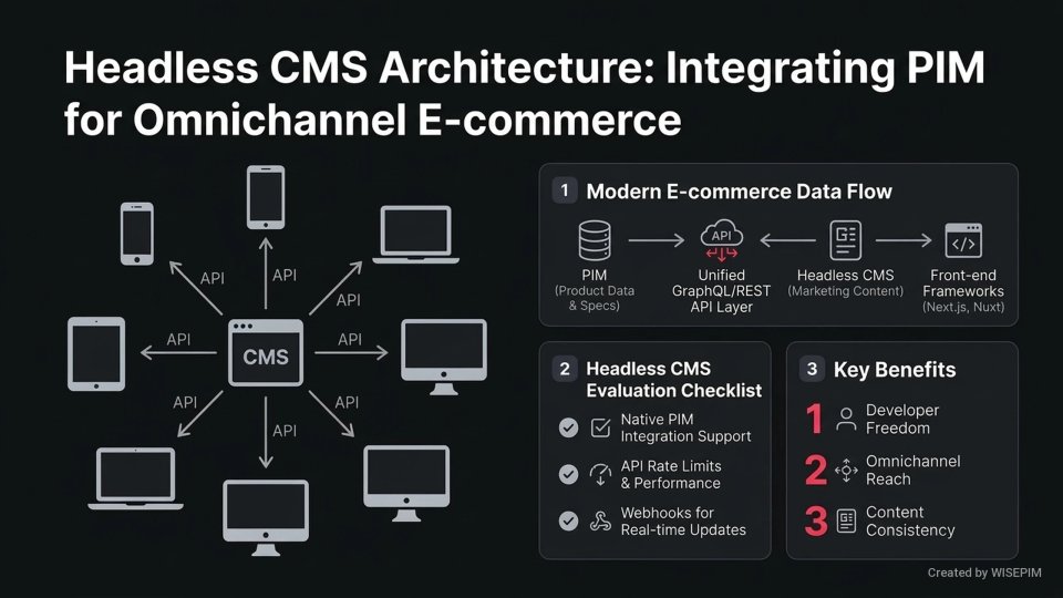 Headless CMS infographic