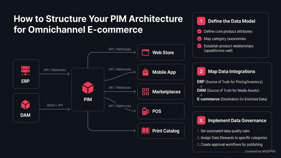 PIM Solution Architecture infographic