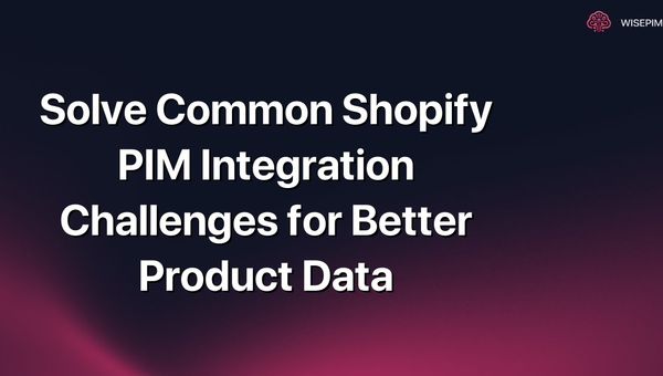 Solve Common Shopify PIM Integration Challenges for Better Product Data