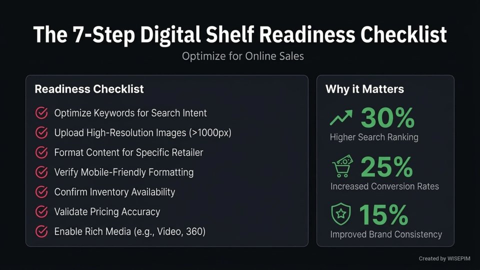 Digital Shelf Readiness infographic