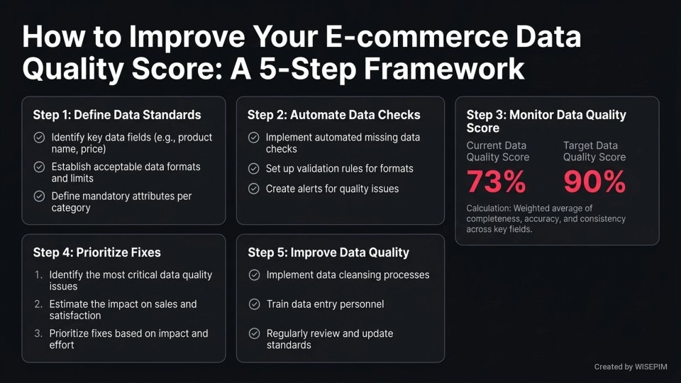 Data Quality Score infographic
