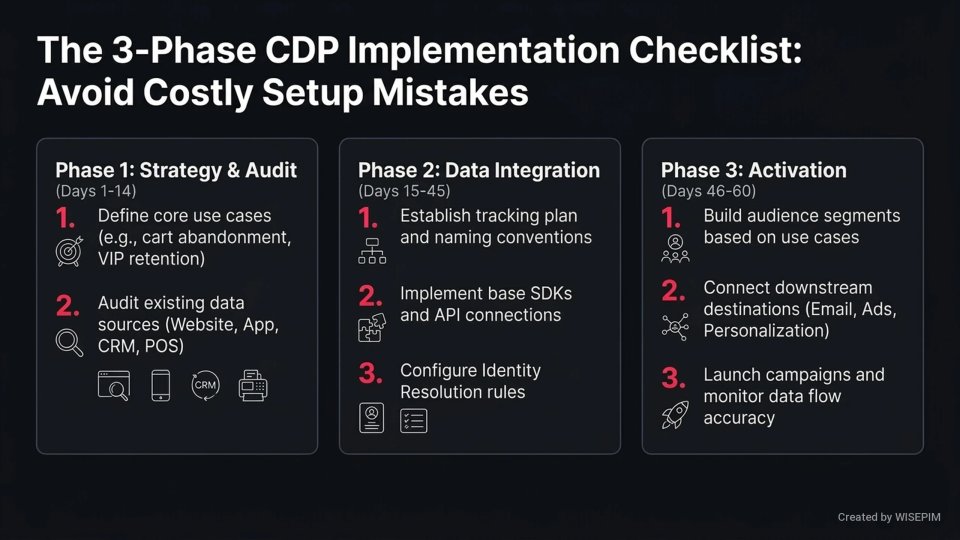 Customer Data Platform (CDP) infographic
