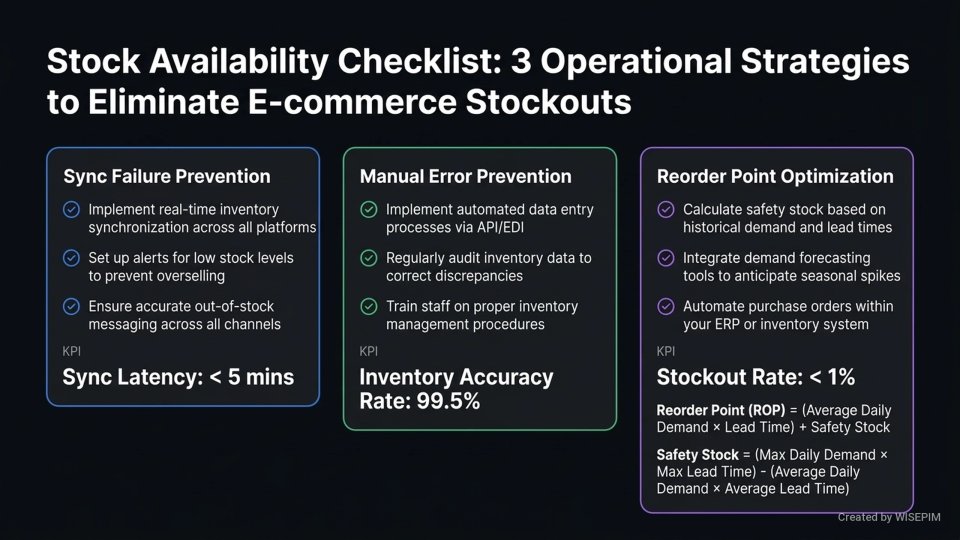 Stock Availability infographic