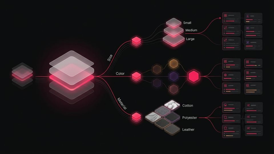 Hero image for Product Variant — concept illustration for e-commerce glossary