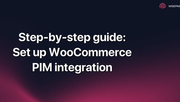 Step-by-step guide: Set up WooCommerce PIM integration