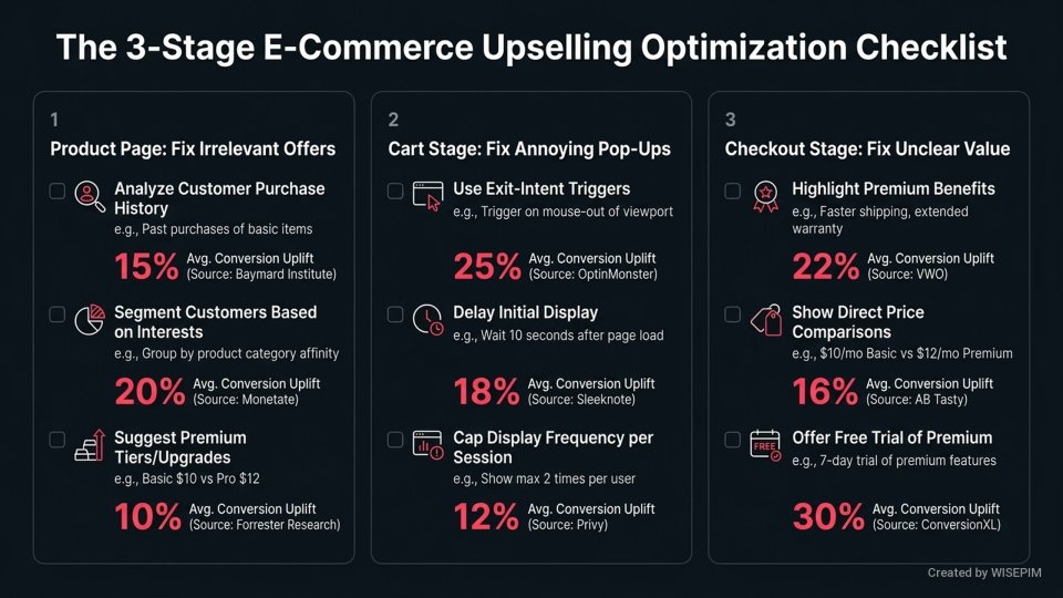 Upselling infographic