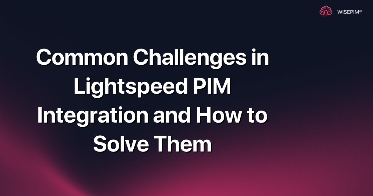 Common Challenges in Lightspeed PIM Integration and How to Solve Them