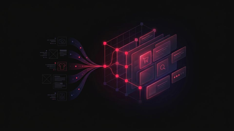 Hero image for Digital Shelf Content — concept illustration for e-commerce glossary