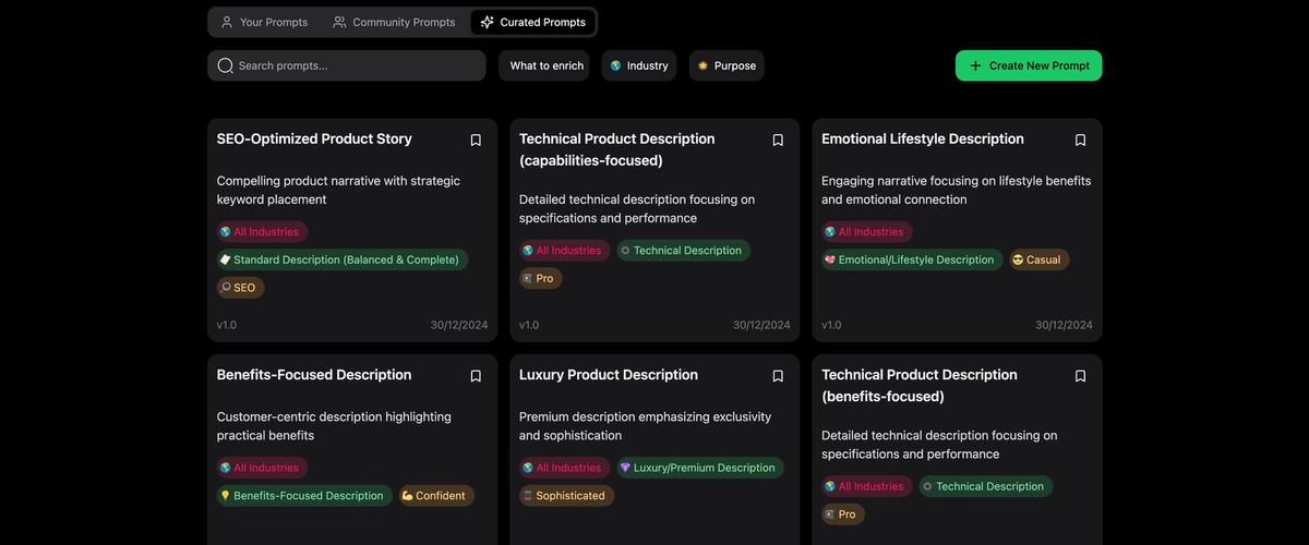 Prompt Library & Prompt Lab