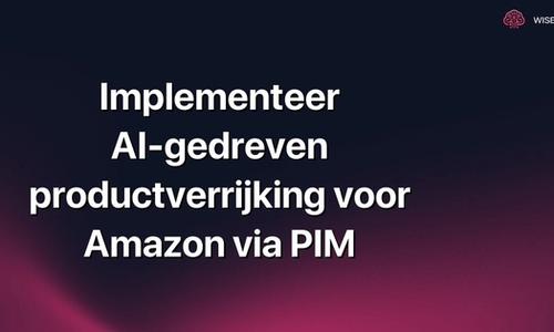 Implementeer AI-gedreven productverrijking voor Amazon via PIM