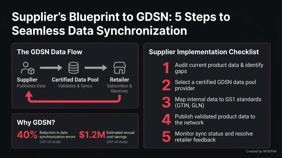 Global Data Synchronization Network (GDSN) infographic