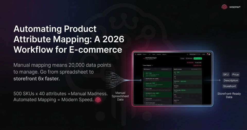 Product attribute mapping automatiseren: Workflow voor 2026
