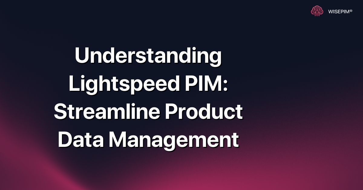 Understanding Lightspeed PIM: Streamline Product Data Management