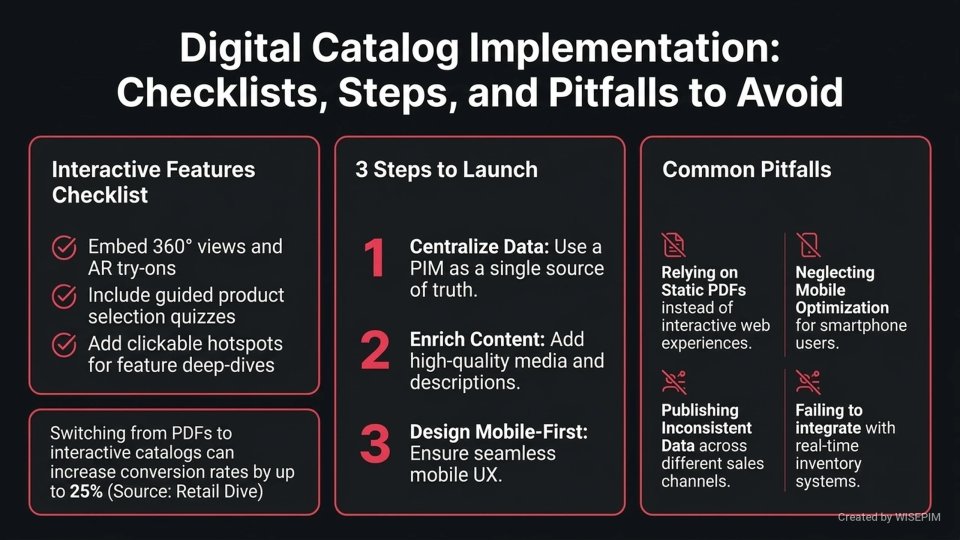 Digital Catalog infographic