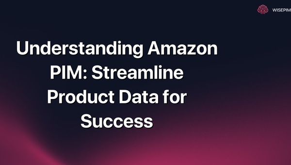 Understanding Amazon PIM: Streamline Product Data for Success