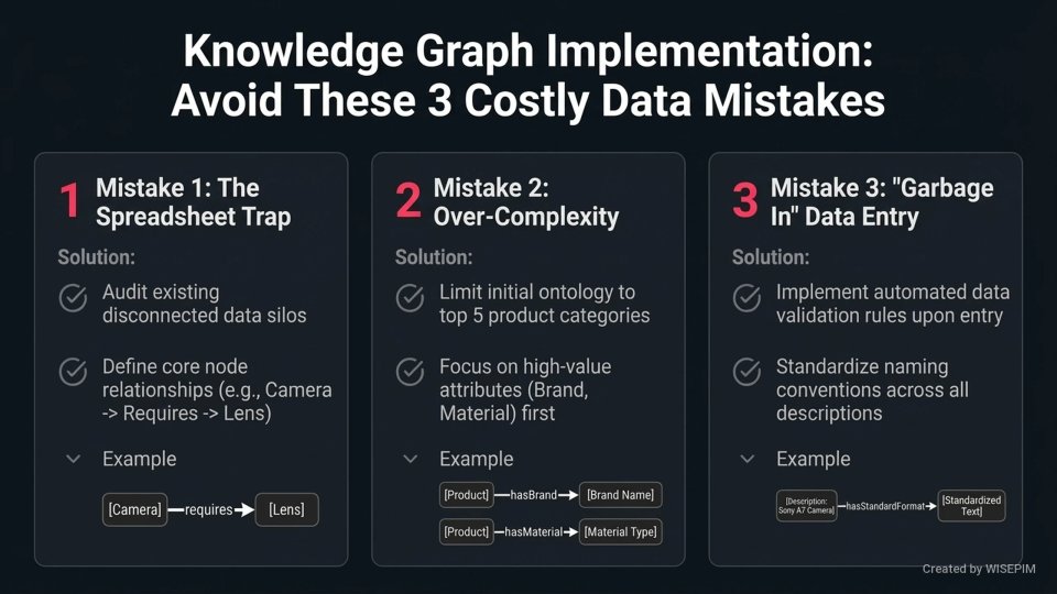 Knowledge Graph for Product Data infographic