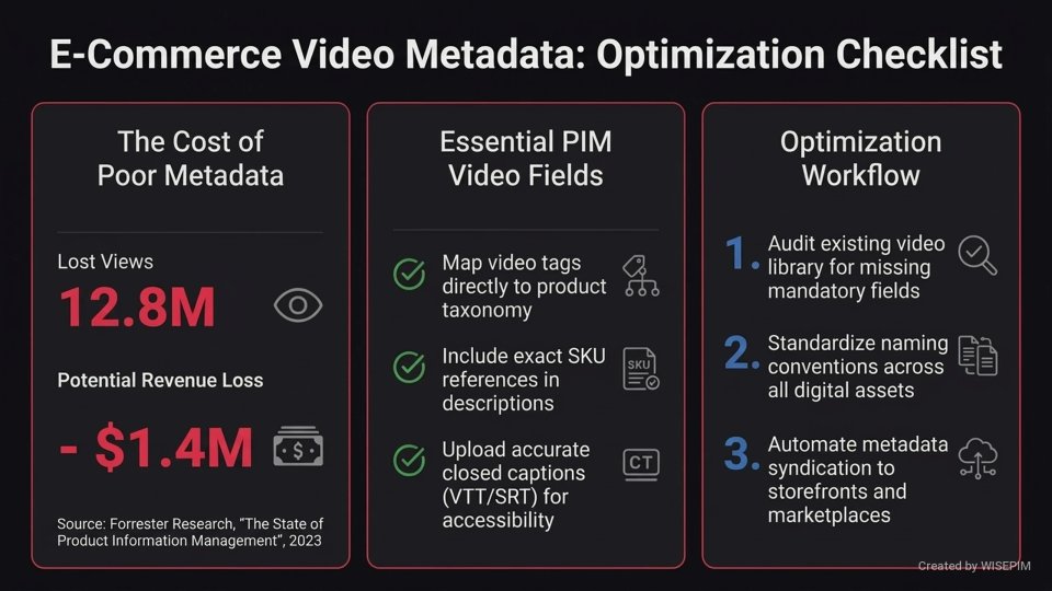 Video Metadata Management infographic