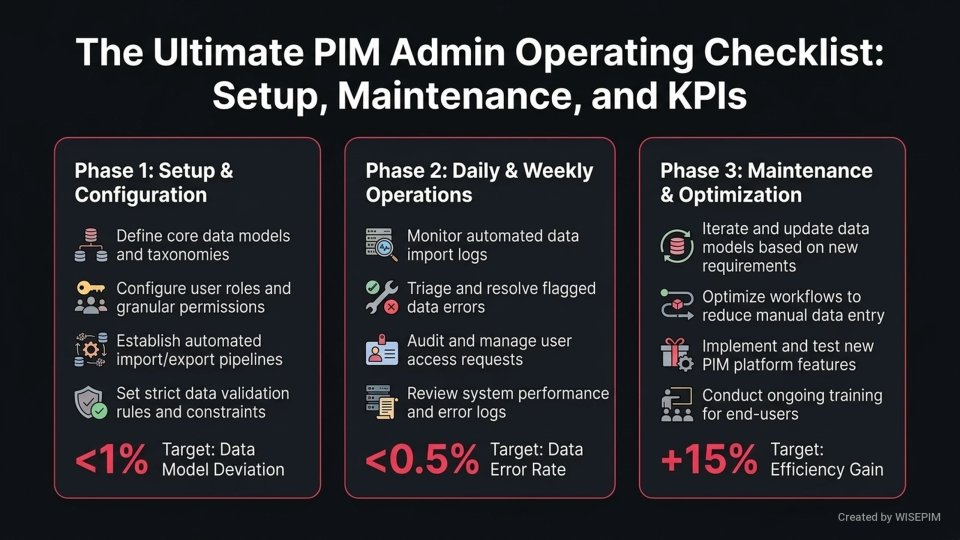 PIM Administrator infographic