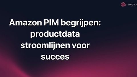 Hoe productdata stroomlijnen met Amazon PIM voor succesvol verkopen