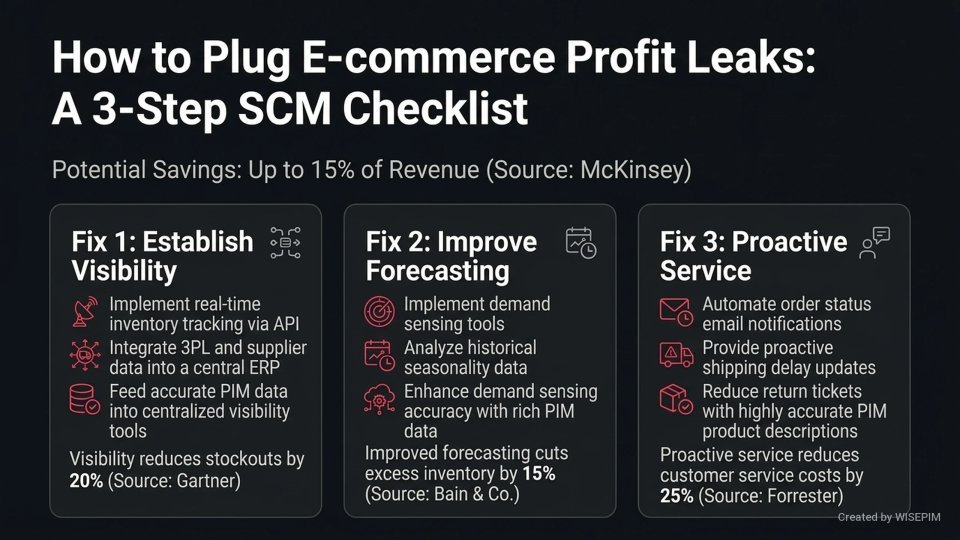 Supply Chain Management infographic