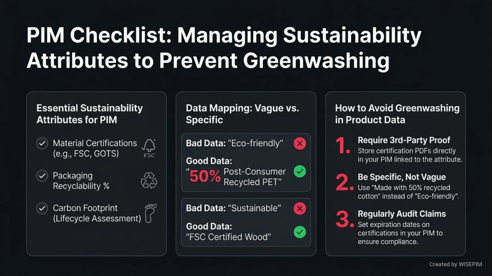 Sustainability Attributes infographic