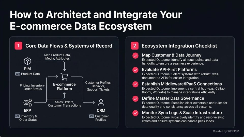 E-commerce Platform Ecosystem infographic