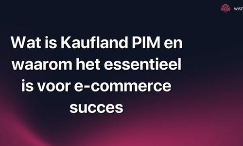 Wat is Kaufland PIM en waarom het essentieel is voor e-commerce succes