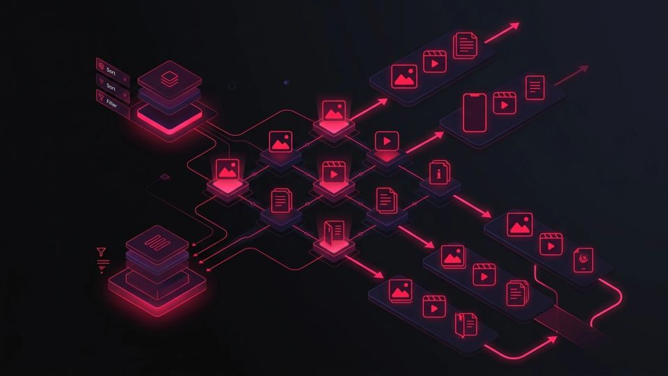 Hero image for Media management — concept illustration for e-commerce glossary