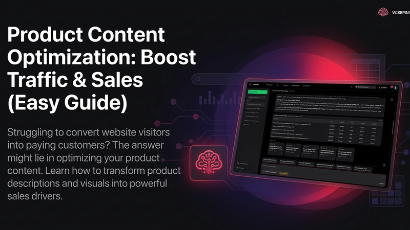 Product Content Optimization: Boost Traffic & Sales (Easy Guide)