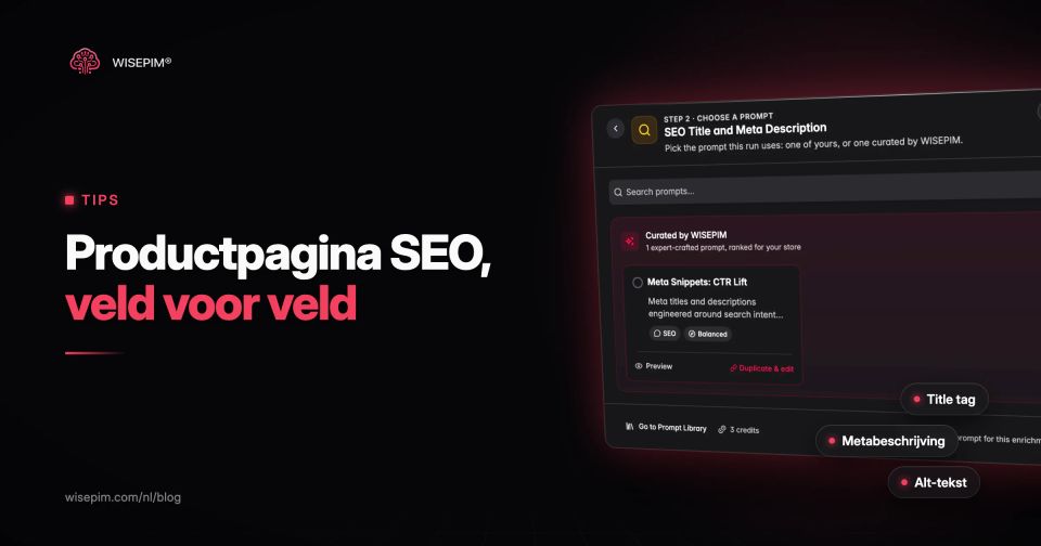 Productpagina SEO: zo optimaliseer je elk veld van je productpagina