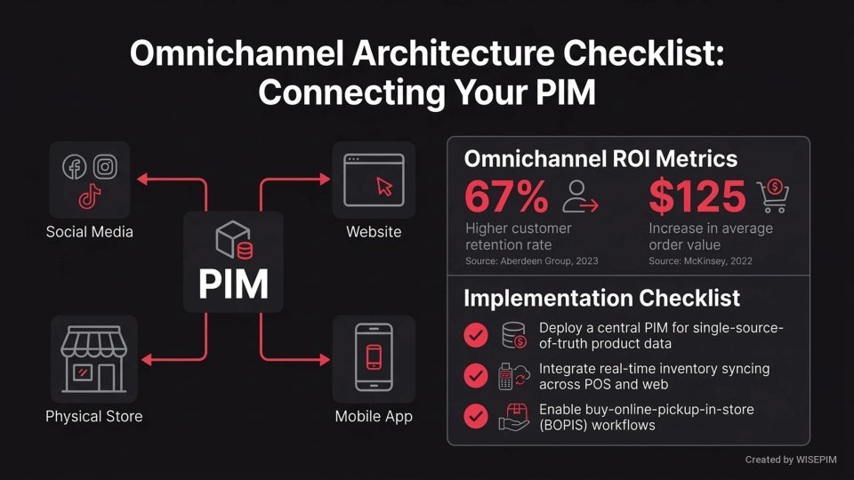 Omnichannel strategy infographic
