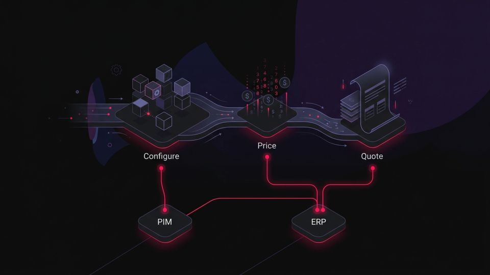Hero image for CPQ (Configure, Price, Quote) Integration — concept illustration for e-commerce glossary