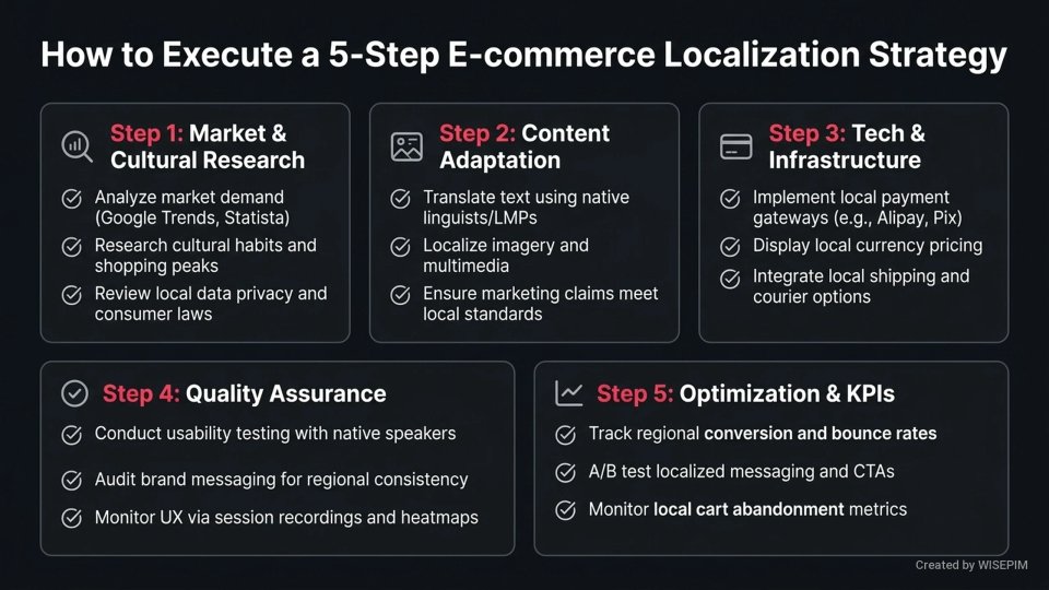 Localization Strategy infographic